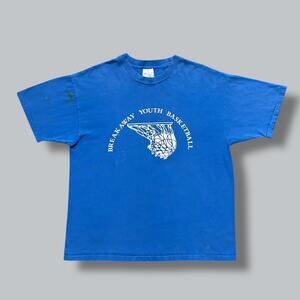 Vintage Basketball Shirt 90s Faded Graphic Tee Single Stitch Made in USA L/XL